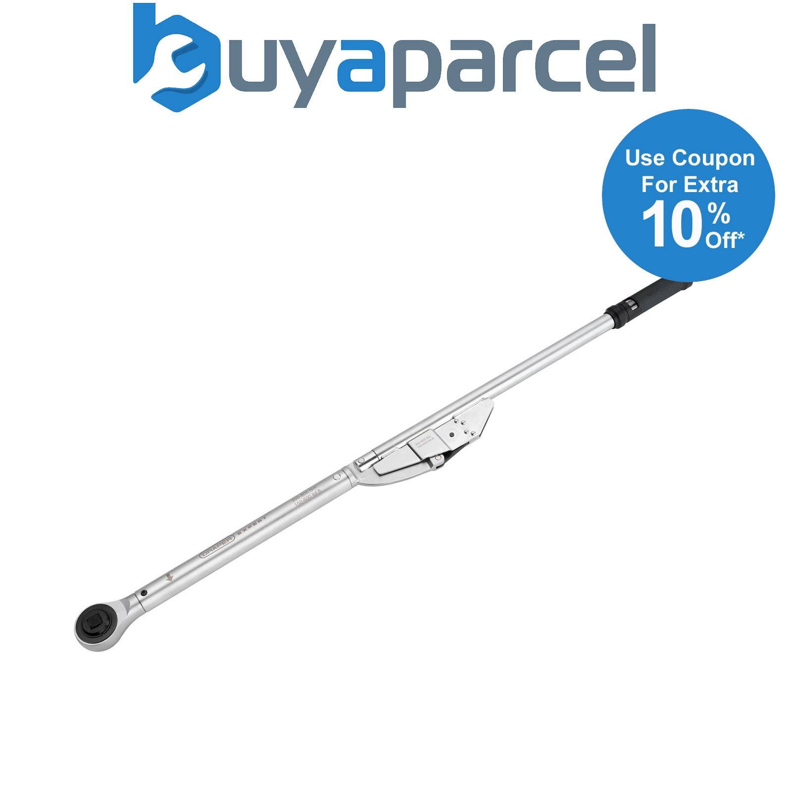 Draper 24071 Draper Expert Breakback Torque Wrench, 3/4" Sq. Dr., 200-800Nm