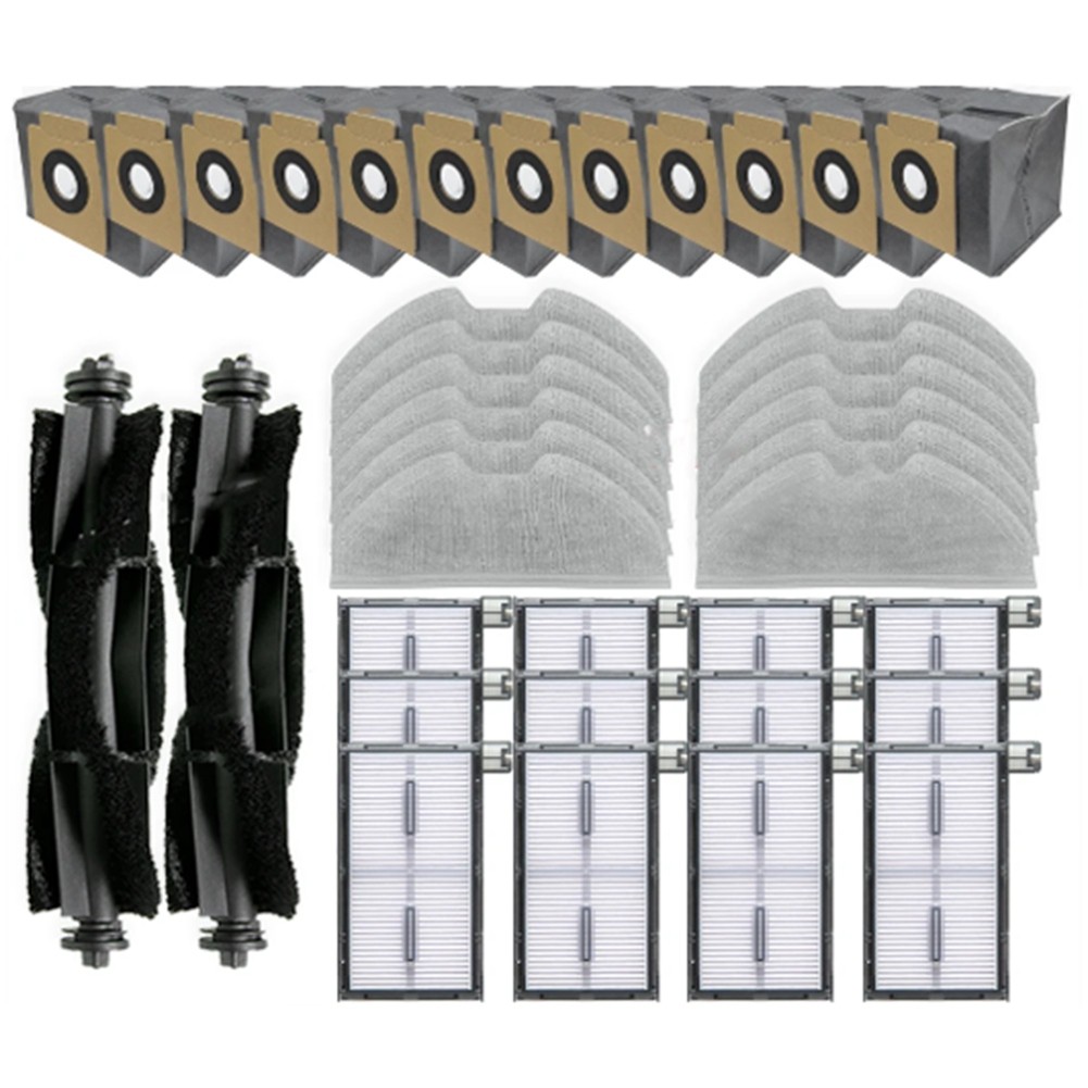 For X8 Pro Robot Vacuum Replacement Parts Main Roller Brush Hepa Mop4612