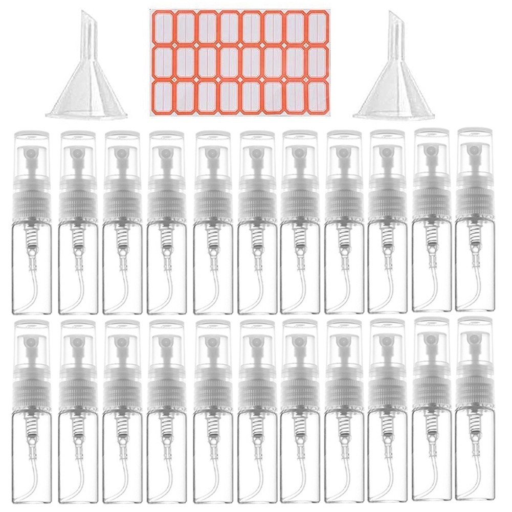2X(120Pcs 3ML Bottle Atomizing Liquid Container for Travel Q3R6)