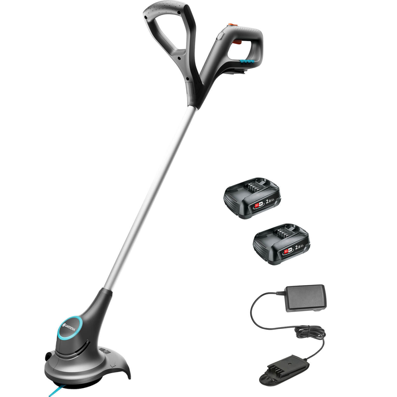 Gardena SMALLCUT 23 P4A 18v Cordless Grass Trimmer 230mm 2 x 2ah Li-ion