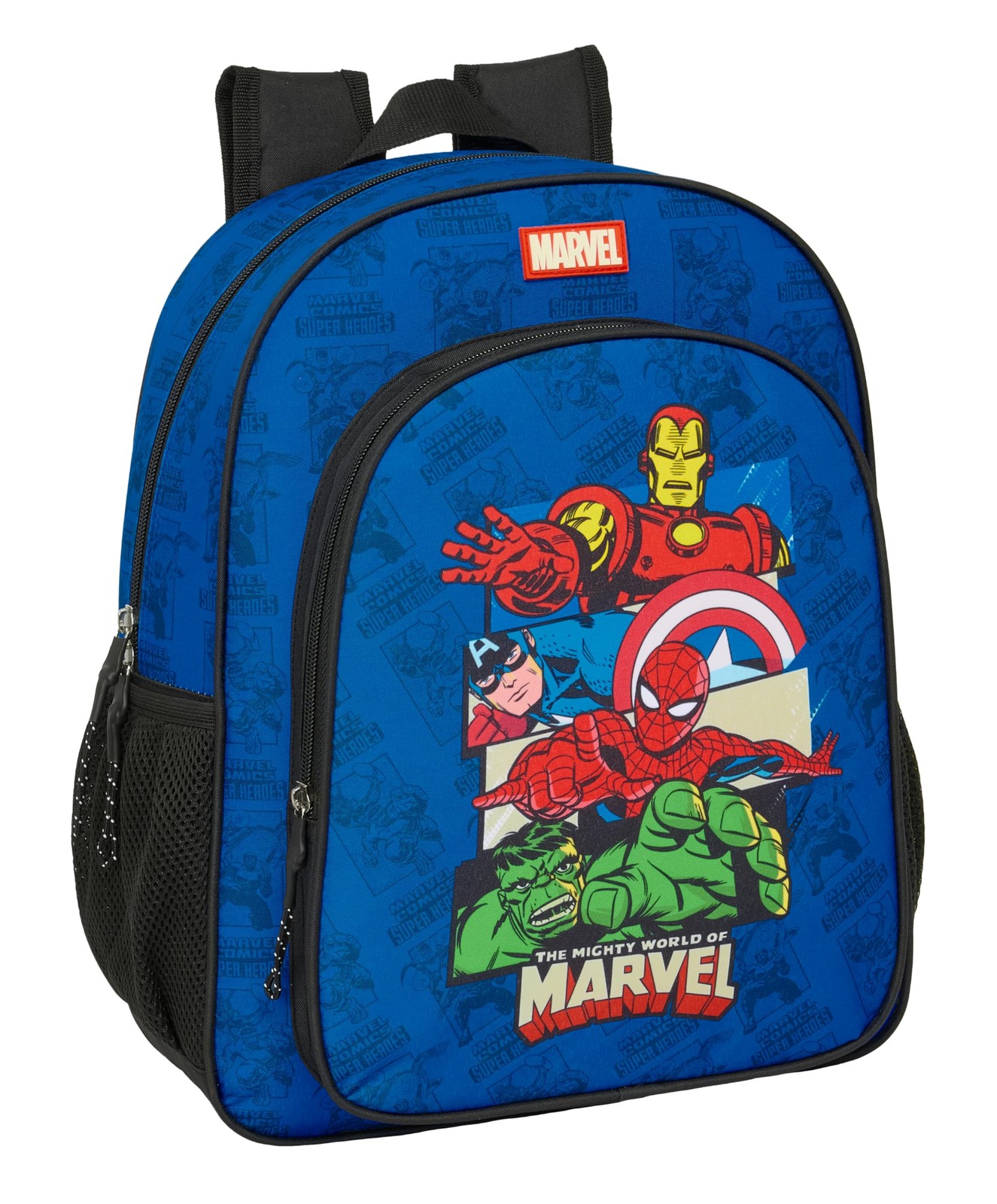 AVENGERS – Children's School Backpack, Adaptable to Trolley, Ideal for School Ch