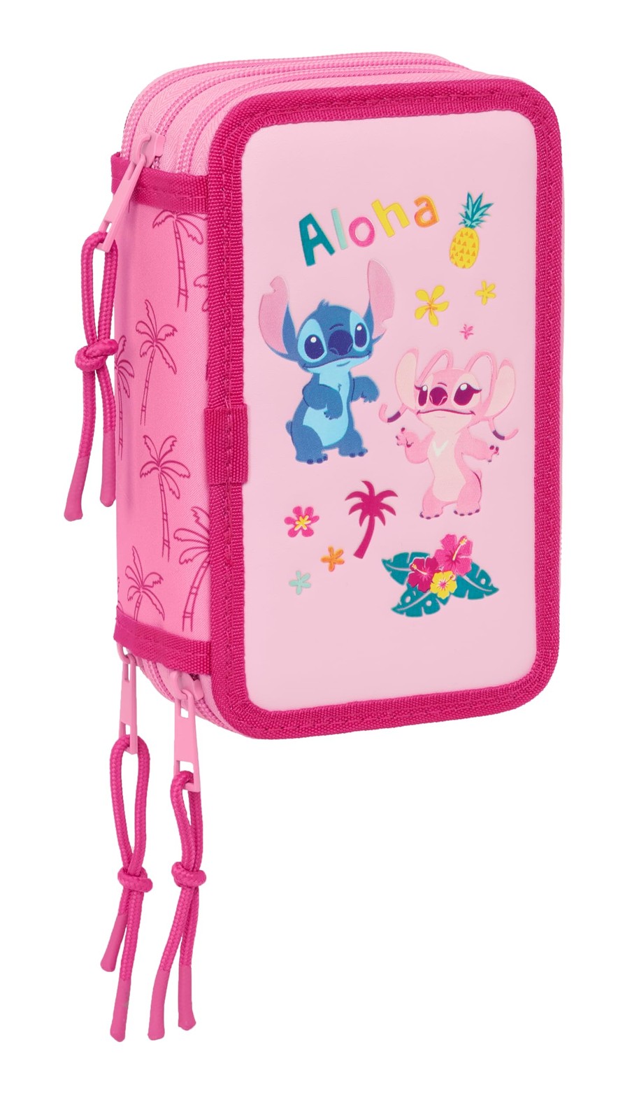Stitch CHILL – School Pencil Case with 37 Tools Included, Children's Pencil Case