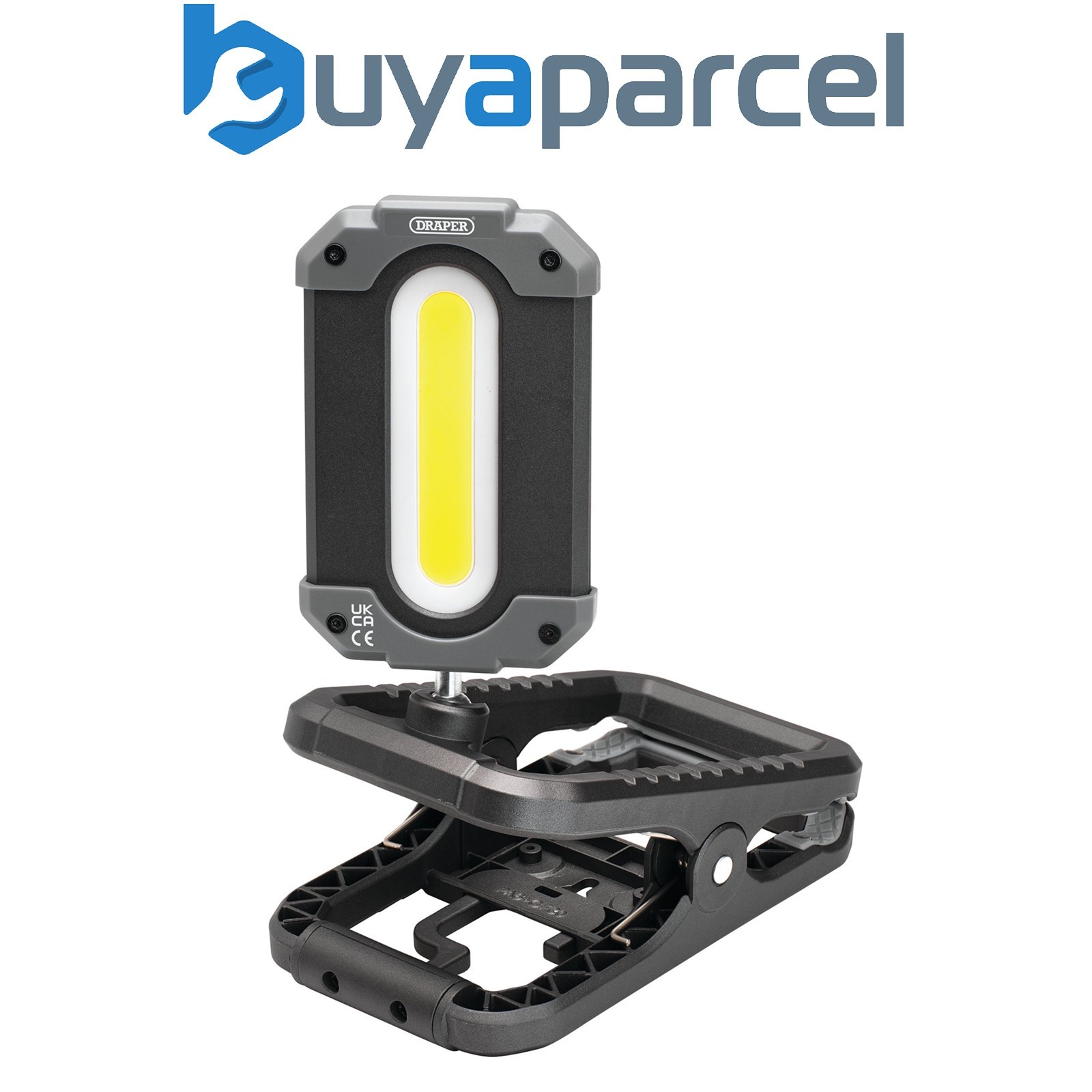 Draper 23942 COB LED Rechargeable Work Light and Power Bank with Clamp, 10W, 100