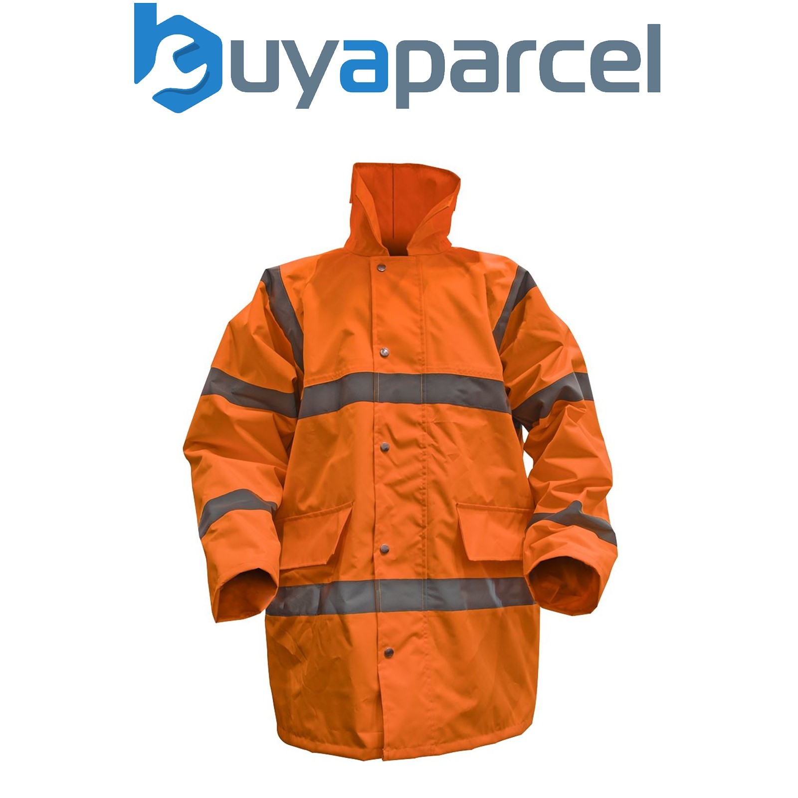 Sealey 806XLO Worksafe&reg; Hi-Vis Orange Jacket with Quilted Lining - X-Large
