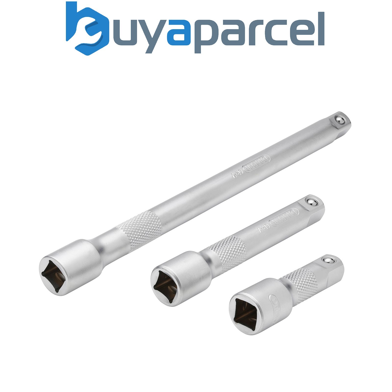 Draper 16426 Extension Bar Set, 1/2" Sq. Dr. (3 Piece)