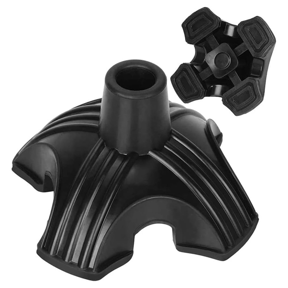 3X(Cane Tip Self-Standing Four-Base for Cane, Four-Legged Cane Foot Cover 23275