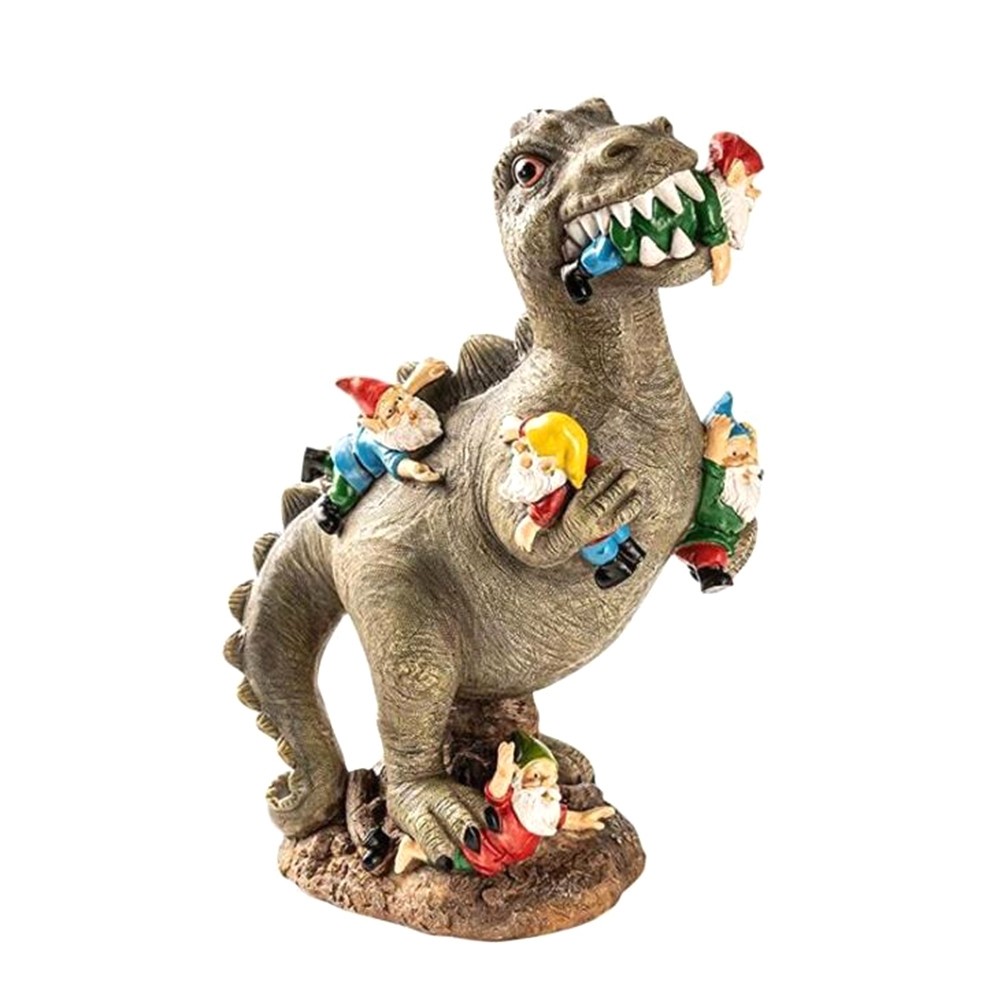 3X(Dinosaur Gnomes Garden Statues Outdoor Decor Birthday Gifts for Mom2624