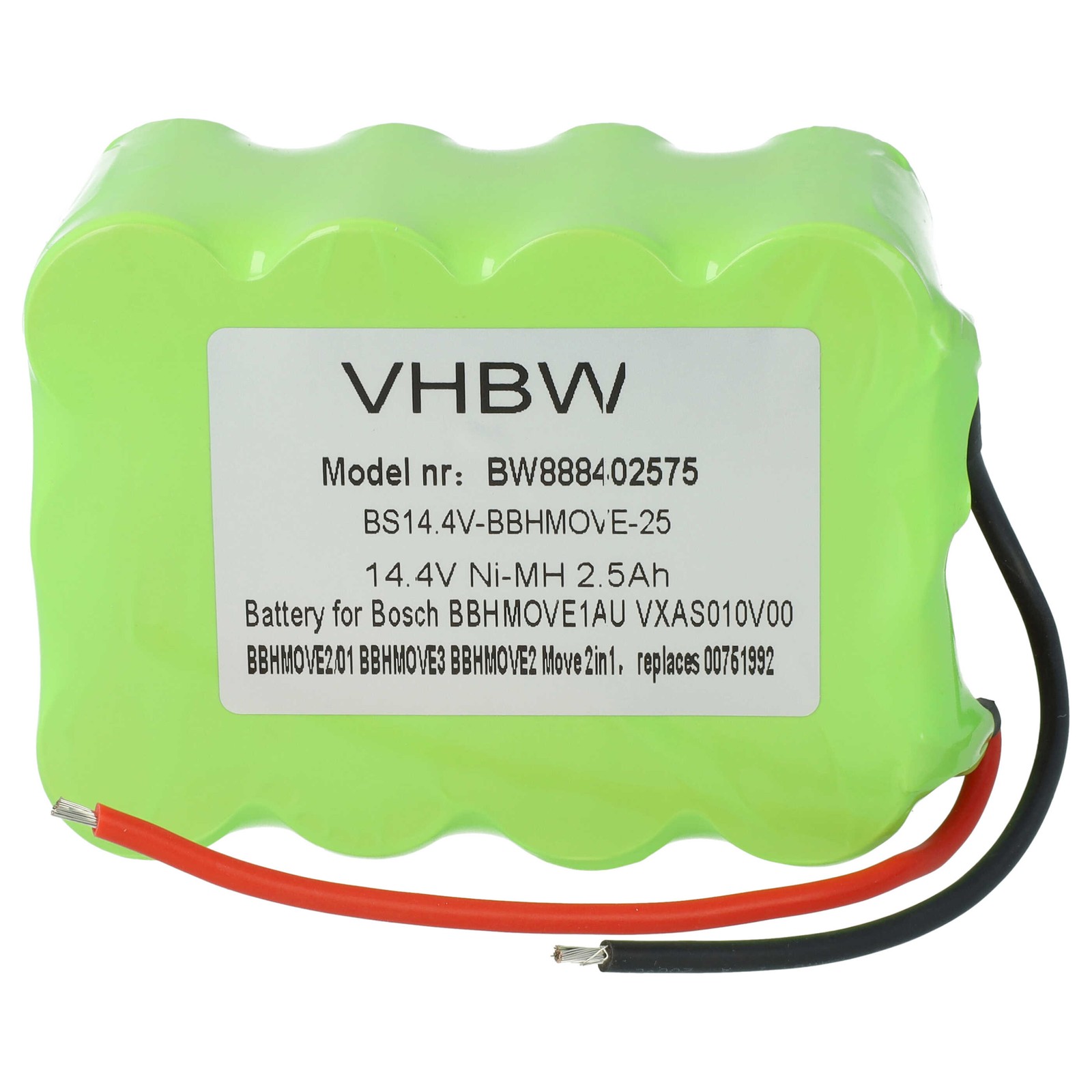 Battery for Shark XB14726 D-SC-P SV70Z 2500mAh 14.4V