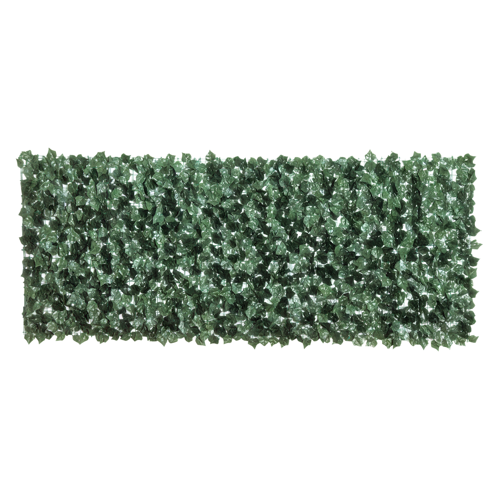 Outsunny Artificial Leaf Hedge Privacy Screen Roll Garden Fence Panel 1m x 2.4m