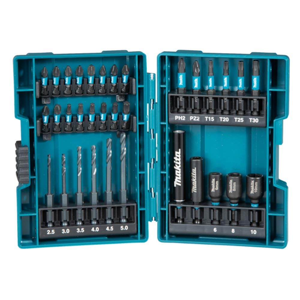 makita B-66896 Bohrer- und Bit-Set 33-teilig NEW