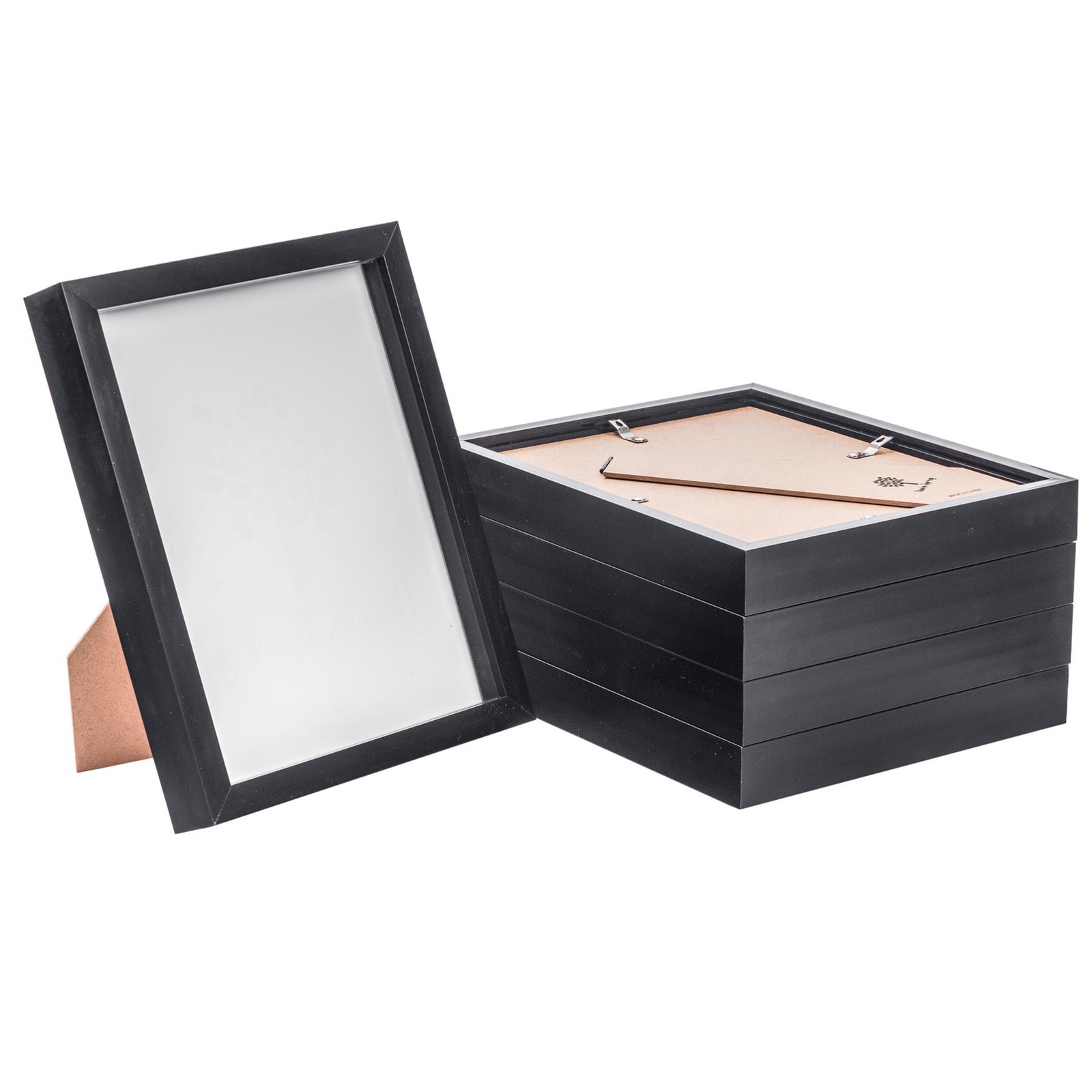 5x 3D Box Photo Frames Standing Hanging Craft Shadow Frame 8 x 10" Black