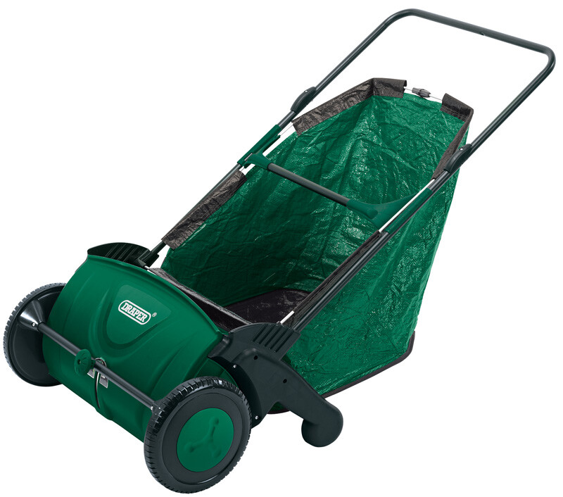 Draper Tools Garden Sweeper 21" Green Lawn Mower Edge Trimmer Grass Cutter 82754