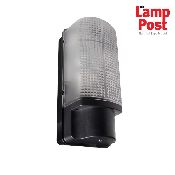 Robus R60BHPC-04 - 60W BLACK Bulkhead Outdoor Light Fitting with Photocell