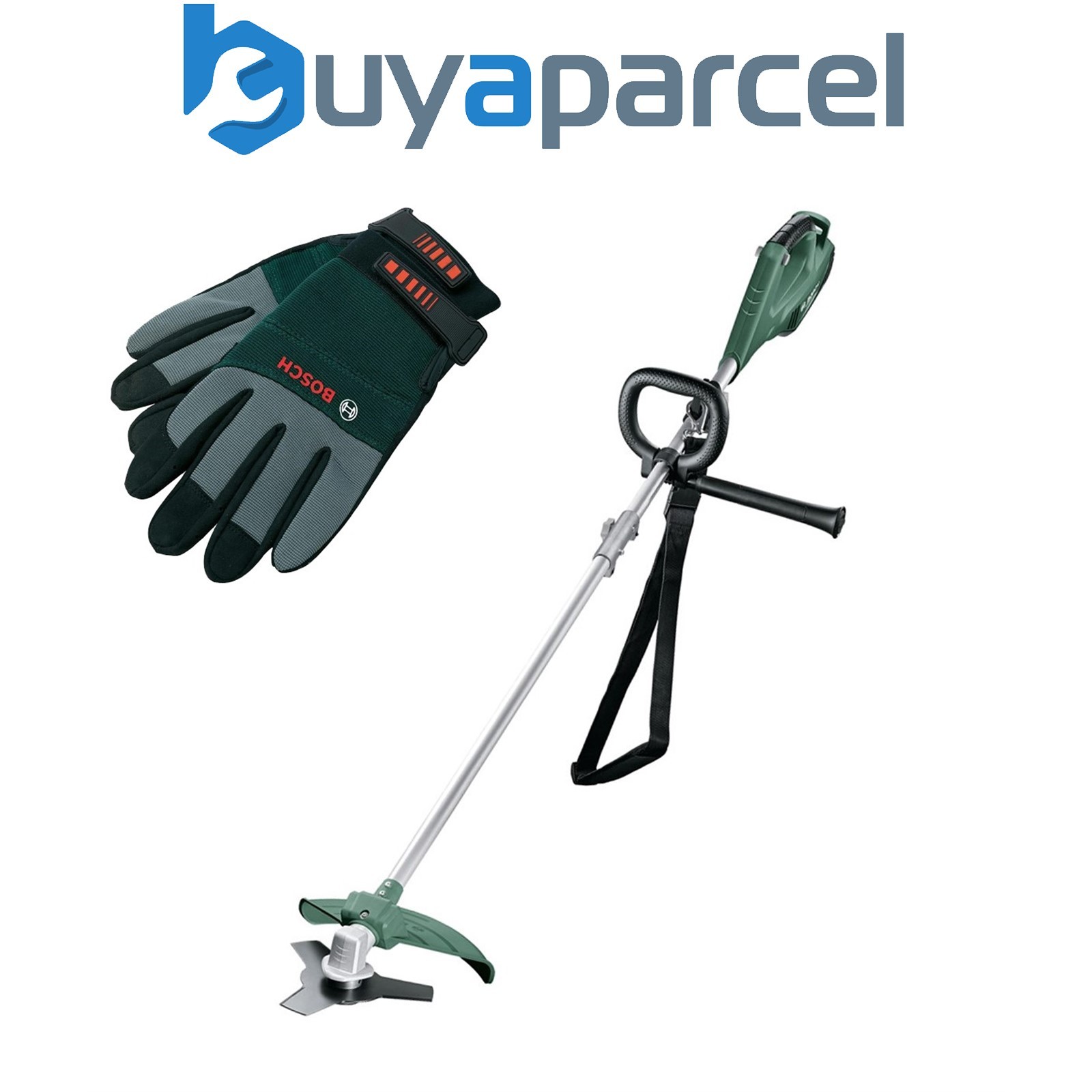Bosch AFS 23-37 Corded Brush Cutter Grass Line Strimmer Trimmer 240v & Gloves