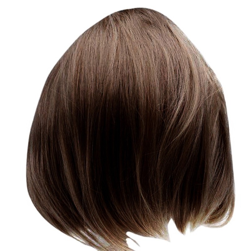 3X(Short Straight Bob Wigs Brazilian  Wigs Full Wigs(40cm)1047