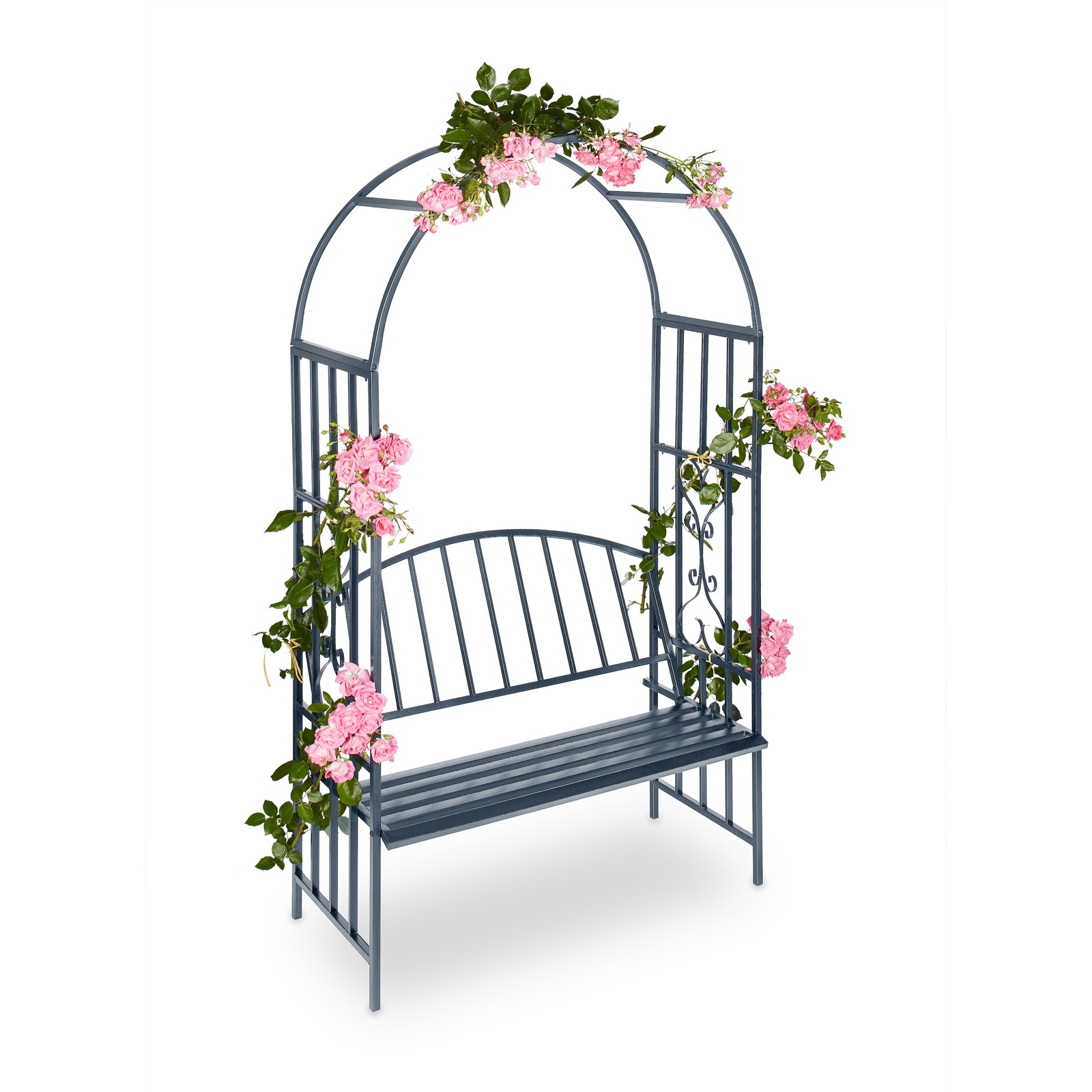 Arbour with bench Garden Archway Climbing Plant Support Weatherproof Sturdy