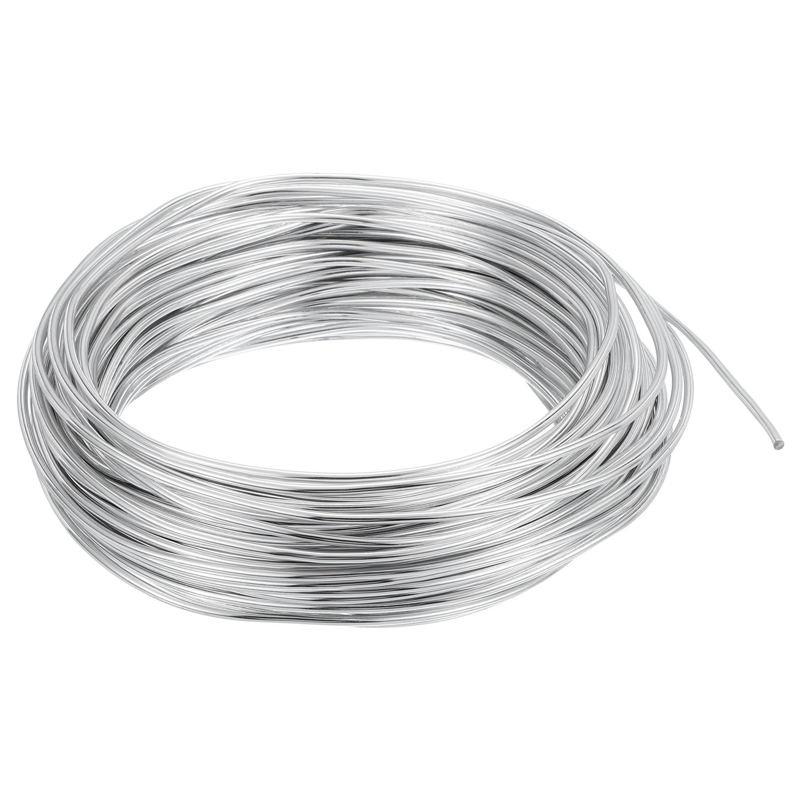 1Roll 3mm Bonsai Training Wire Anodized Aluminum Floral Stems Wire Silver