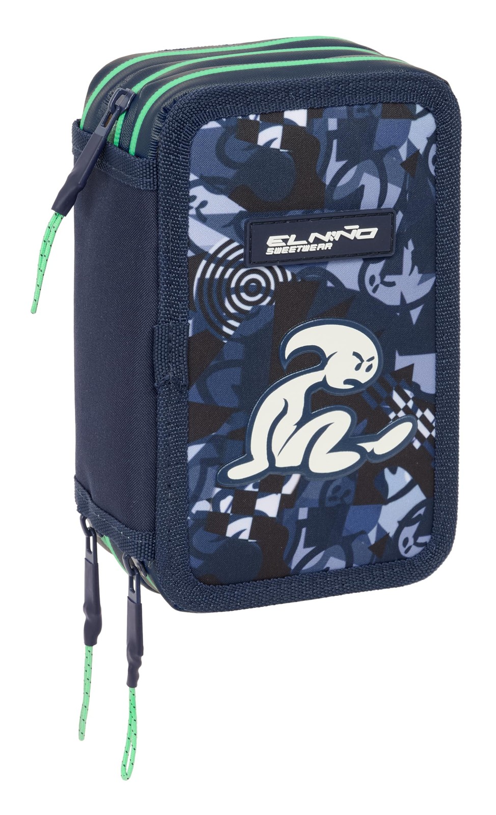 EL NIÑO NAVY – School Pencil Case with 37 Tools Included, Children's Pencil Case