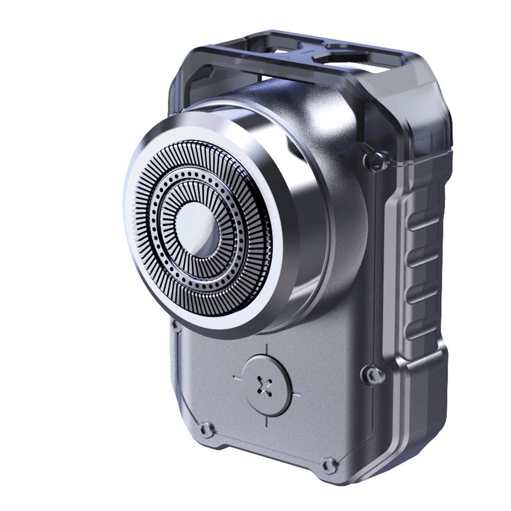 3X(Electric Travel Shaver Shaver Men Rechargeable IPX7 Punk Mecha Face7998