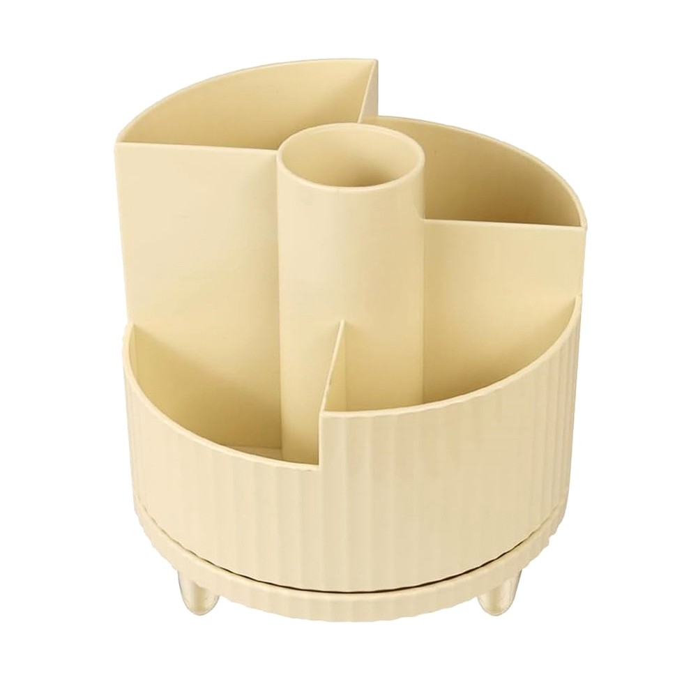 3X(Makeup Brush Holder, 360° Rotating Makeup Organizer Makeup Brush3636