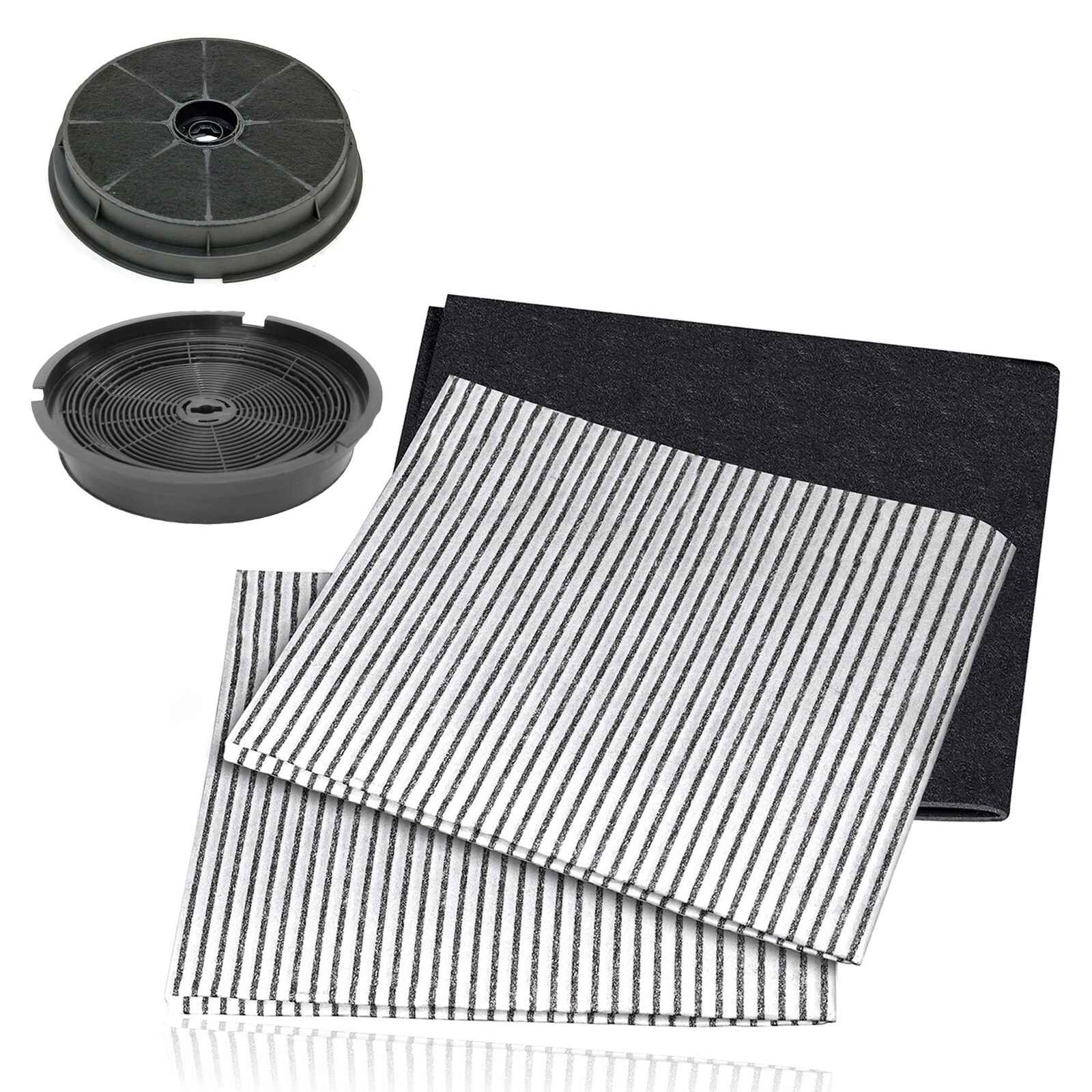 Cooker Hood Filter Kit for COOKE & LEWIS Extractor CLVH60SS-C CLVH60W-C CLIH60-C