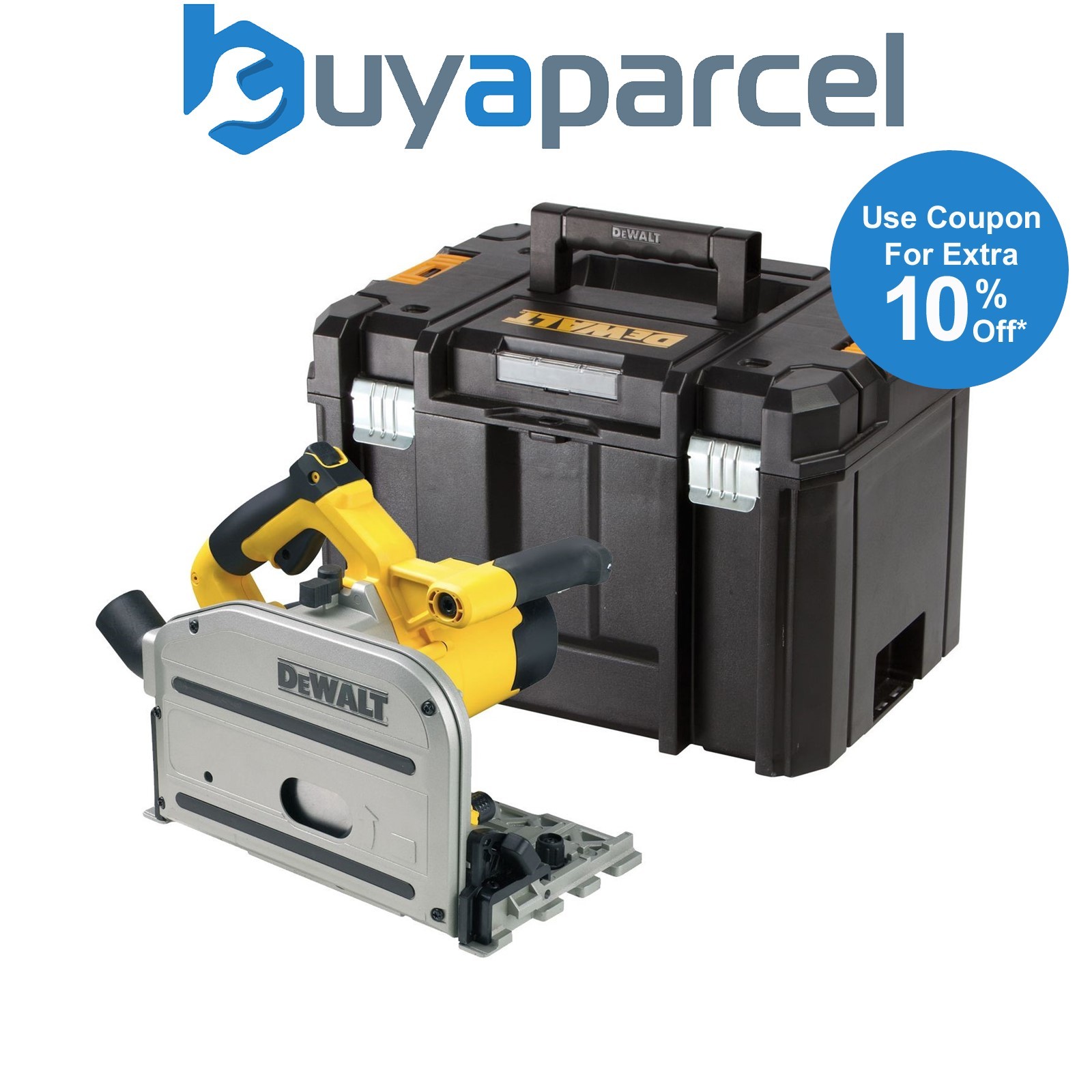 Dewalt DWS520KT Plunge Cut Circular Saw 165mm 240v DWS520K + TSTAK Hard Case