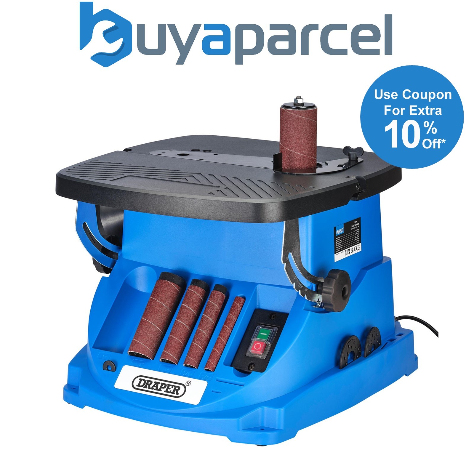 Draper 98425 230V Oscillating Spindle and Belt Sander, 450W