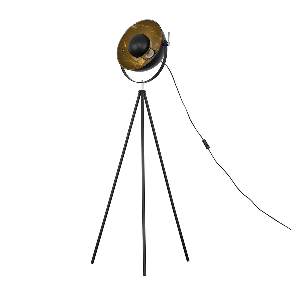 Industrial Tripod Floor Lamp Photography Free Standing Standard Light LED Bulb
