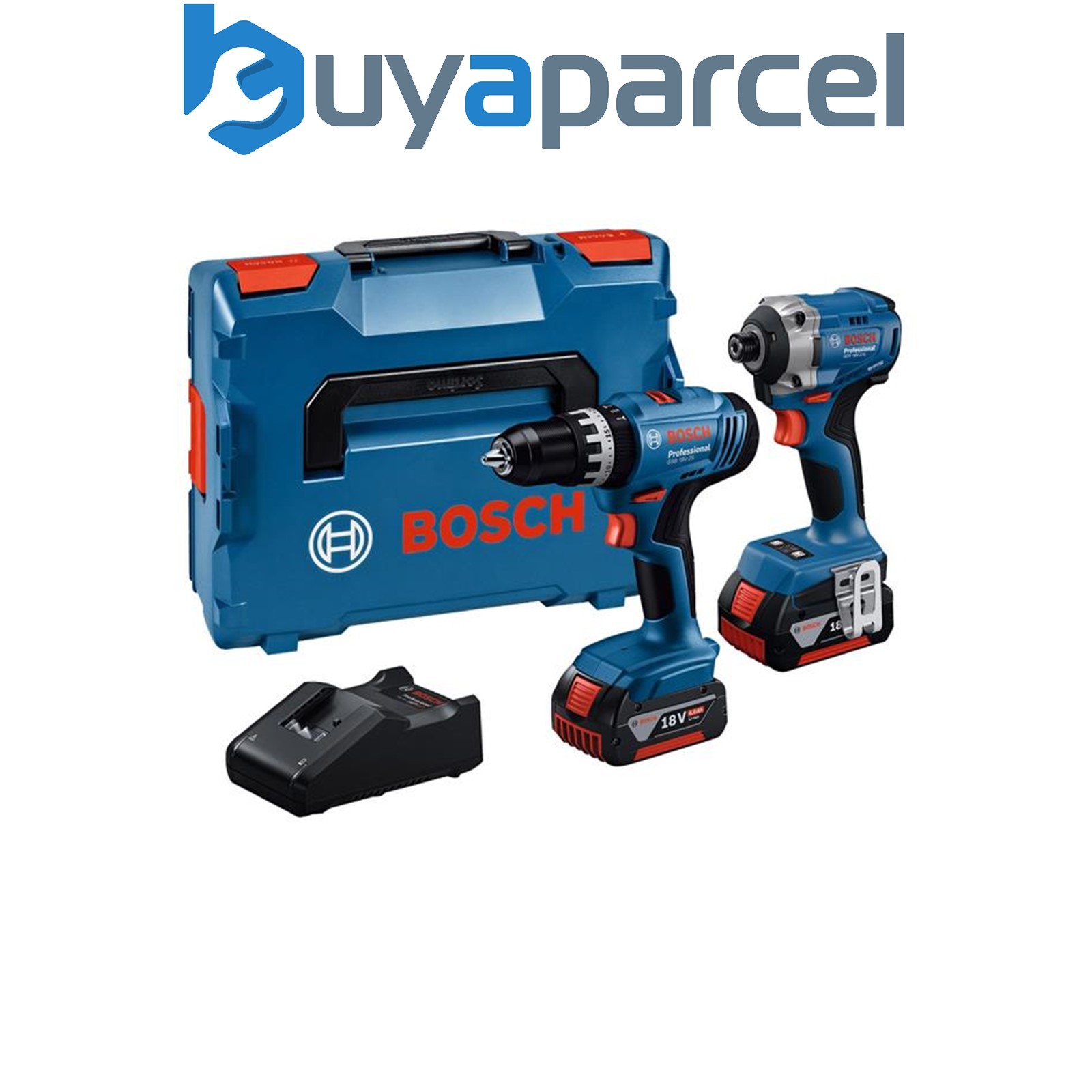 Bosch 0615A5008D Professional Twin Pack 18V 2 x 4.0Ah Li-ion BSH615A5008D