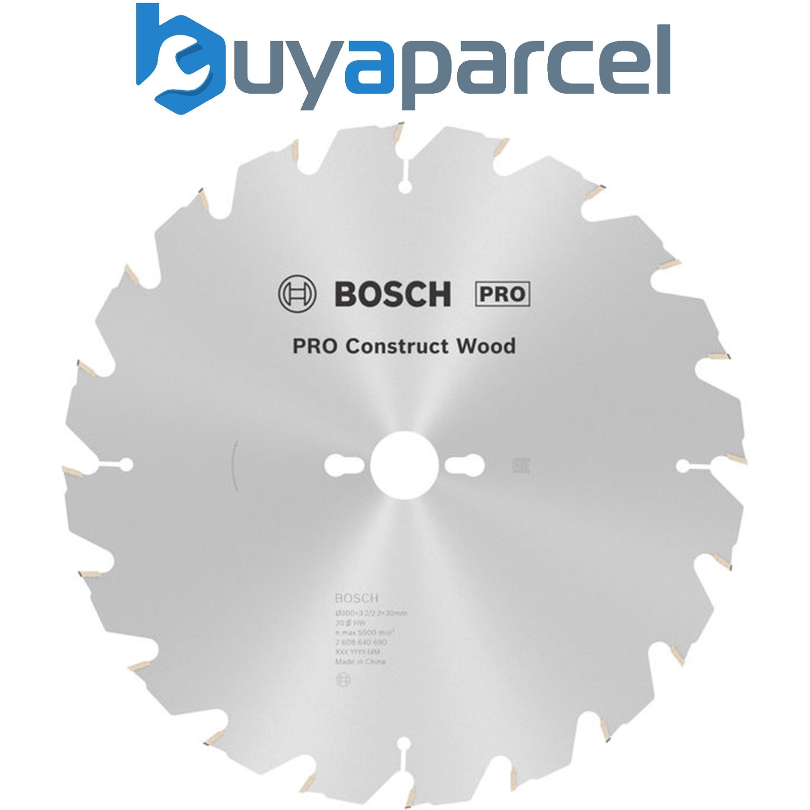 Bosch PRO Construct Wood Circular Saw Blade 300 x 3.2 x 30 mm 2608640690