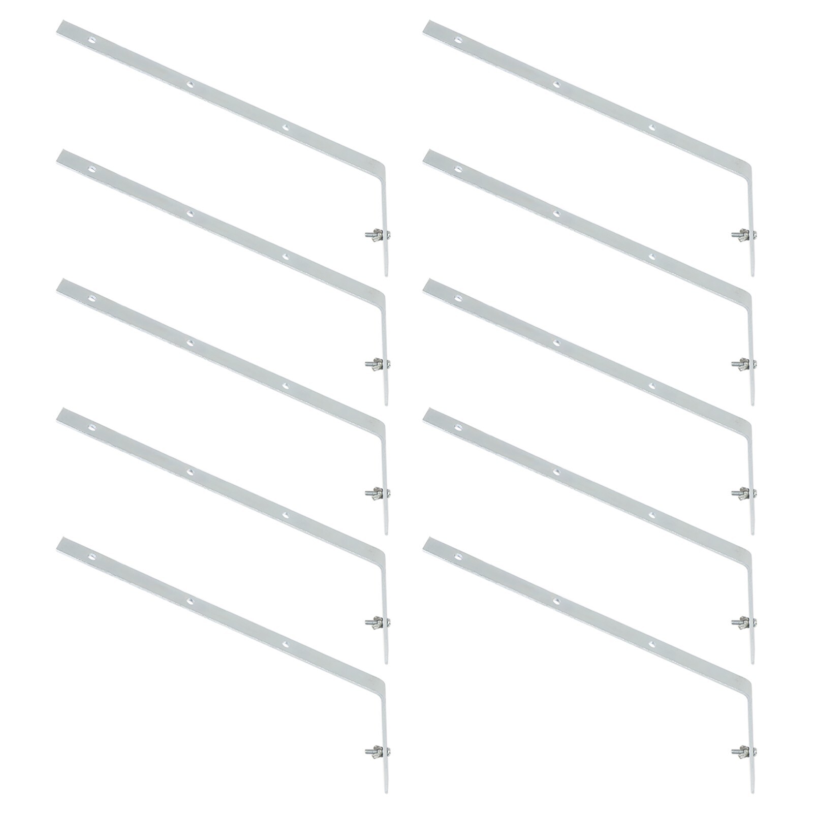 Gutter Top Rafter Bracket UNIVERSAL Galvanised Steel Fascia Fixing 300mm 10 Pack