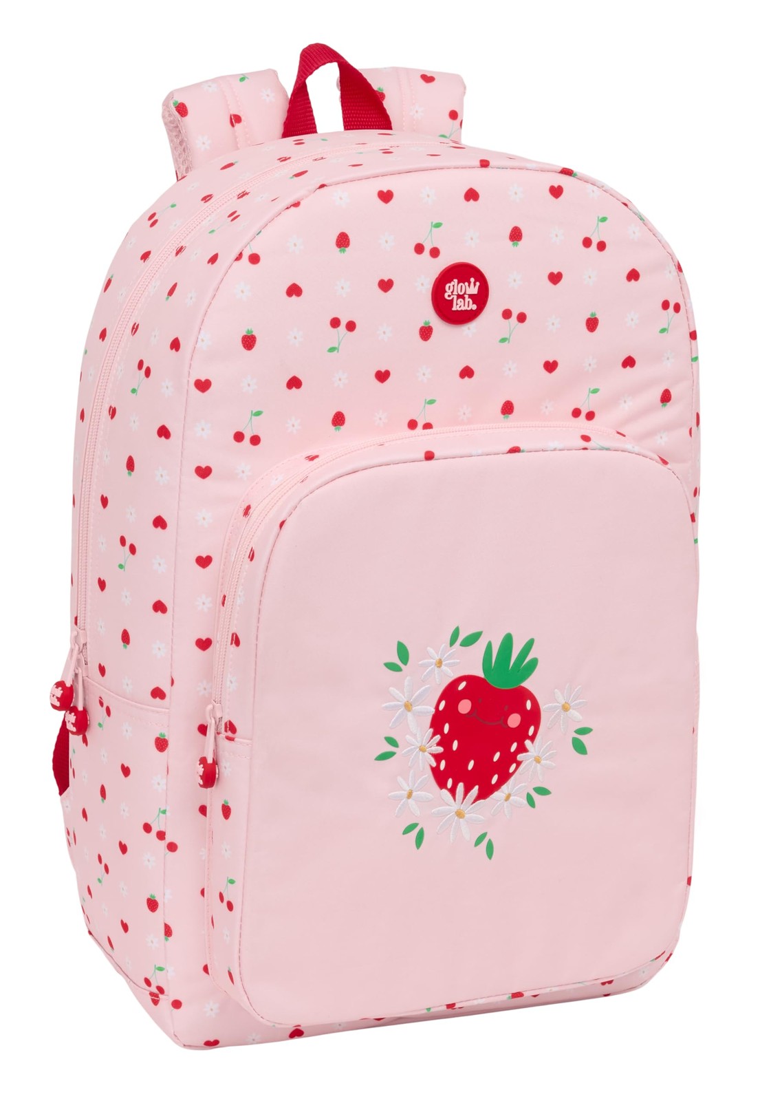 GLOWLAB FRUTITAS – School Backpack, Adaptable to Cart, Ideal for Children of Dif