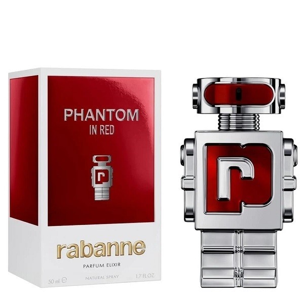 PACO RABANNE PHANTOM IN RED 50ML PARFUM ELIXIR SPRAY BRAND NEW & SEALED