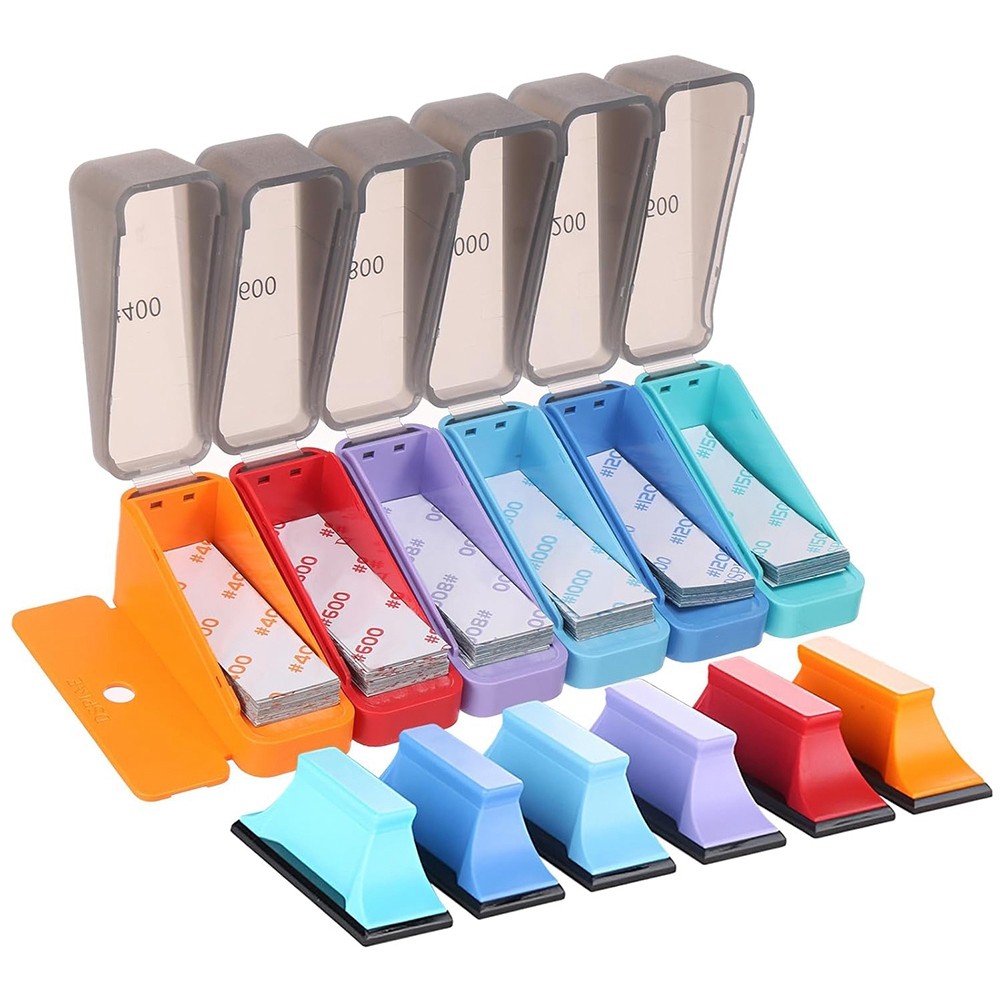 120Pcs Micro Detail Sander Kit, 3"X 1" Hand Sanding 400-1500 Grit6054