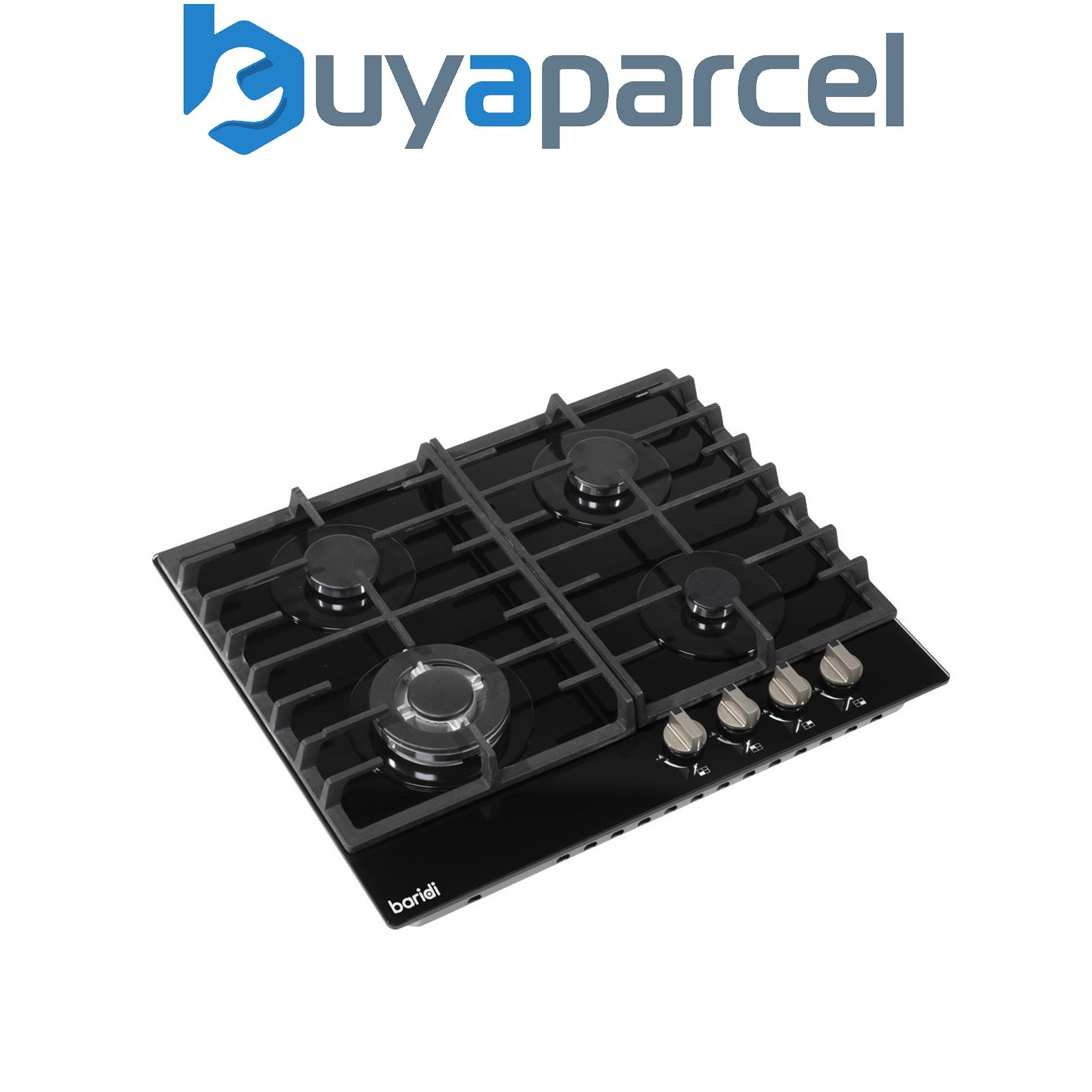 Sealey DH226 Baridi Gas Hob with 4 Cooking Zones 60cm - Black