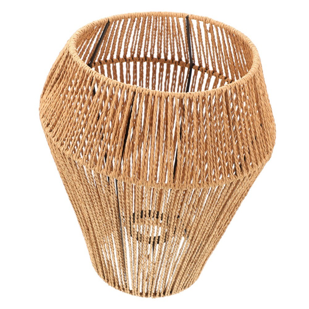 Woven Chandelier Shade Rattan Lampshade for Home Table Lamp Lampshade9441