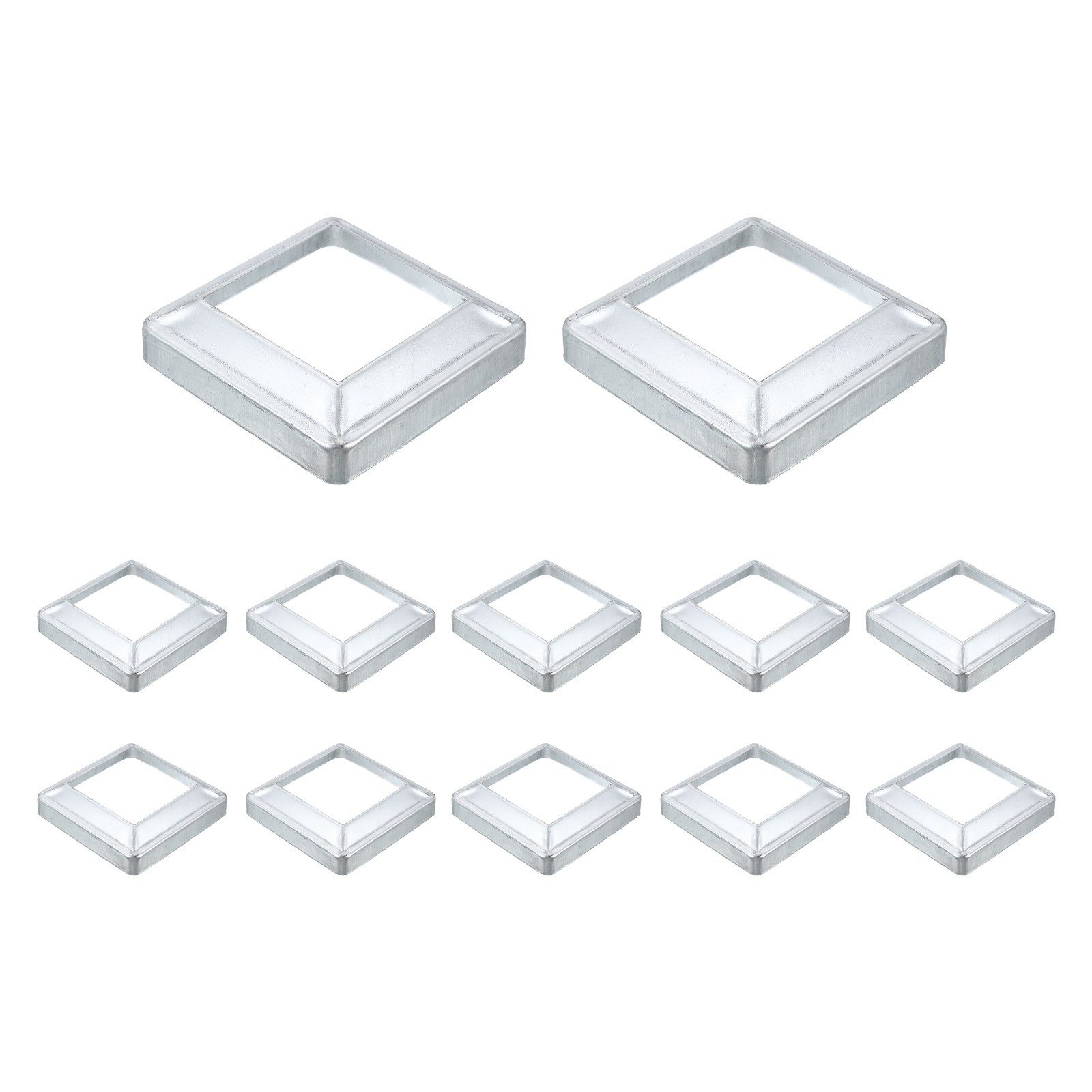 12Pcs Post Base Cover, 6x6 Integral Style Post Skirt Column Wrap(4x4)