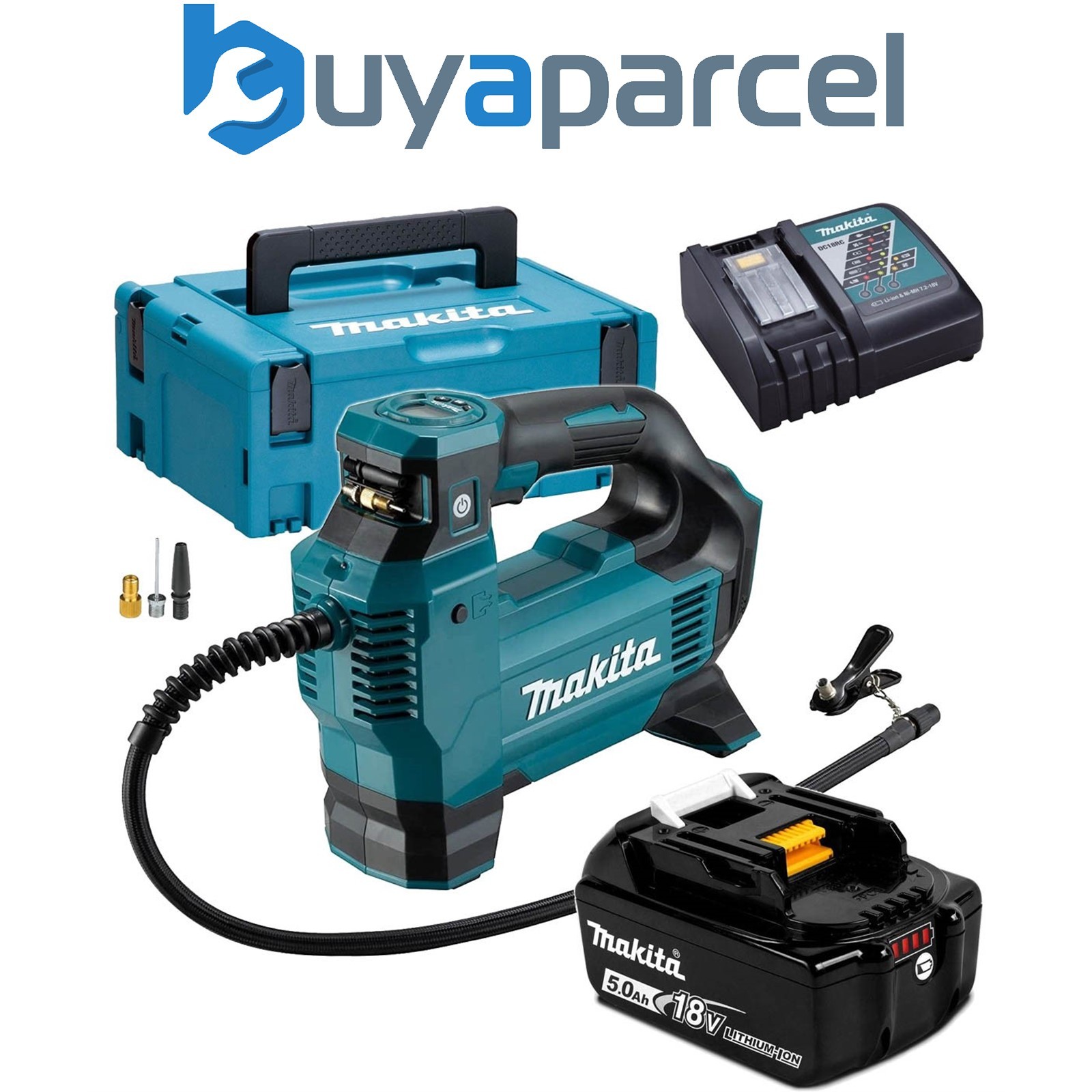 Makita DMP181Z 18V LXT Cordless 3 Mode Digital Inflator + 5.0AH Battery