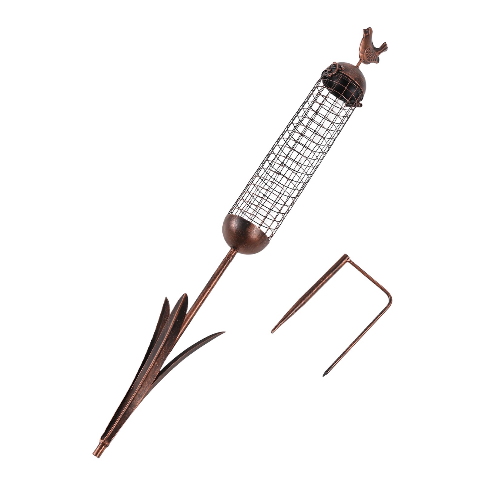 3X(Garden Bird Feeder Decoration Outdoor Plant Flower Feeder Lawn Ground B2E2)