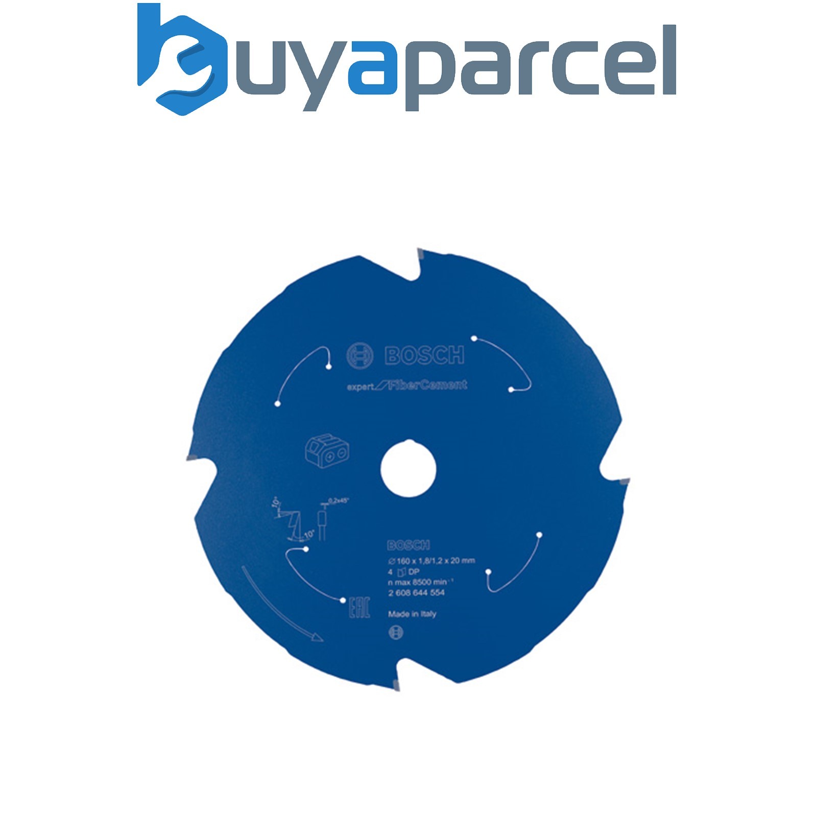 Bosch for Fibre Cement Circular Saw Blade 160x1.8/1.2x20 T4 2608644554