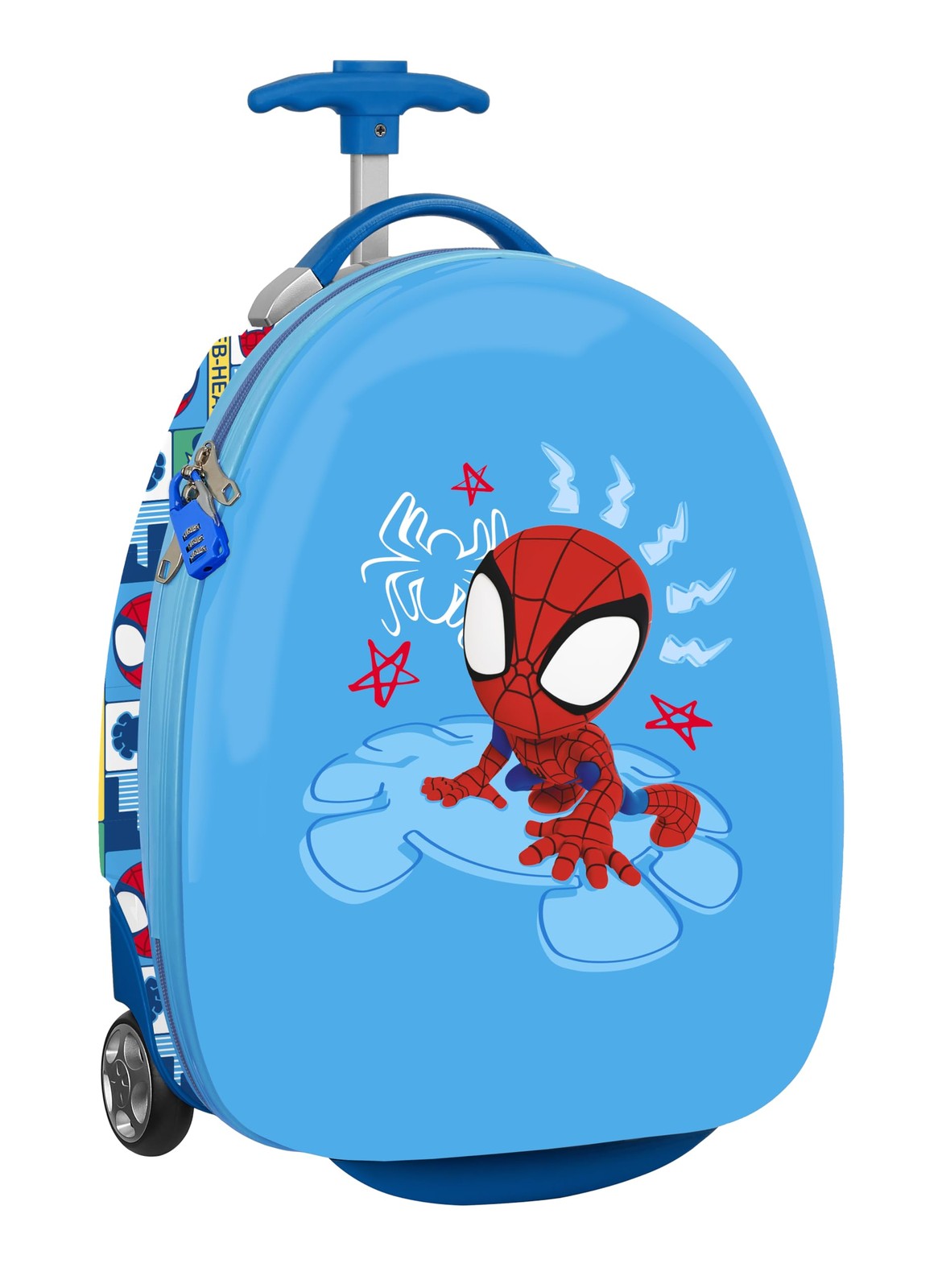 Spidey Rescue – Cabin Trolley 16 Inches, Suitcase with Wheels, Security Lock, Li