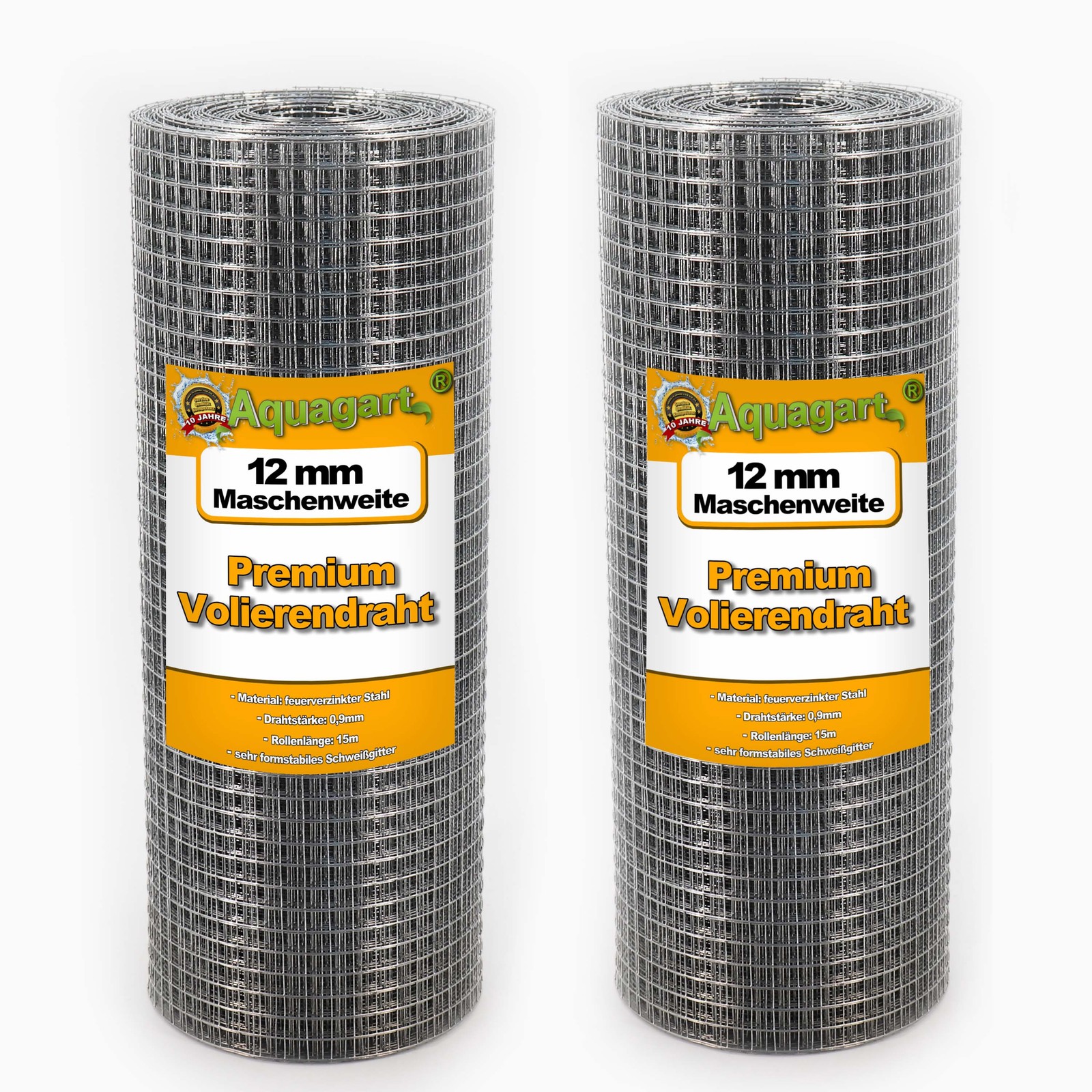 15 m x 0.5 m Aviary wire Wire mesh Welding grid Wire fencing Hot-dip galvanized