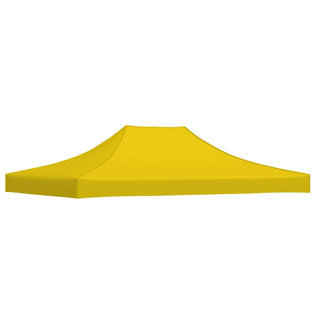 Party Tent Roof 4x3 m Yellow 270 g/m² Replacement Canopy Gazebo Cover vidaXL