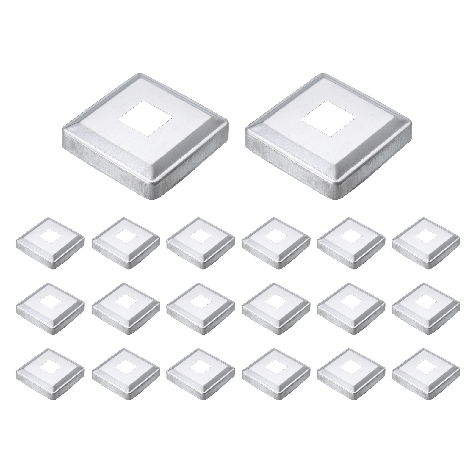 20Pcs Post Base Cover, 3.25x3.25 Integral Style Post Skirt Column Wrap(1x1)
