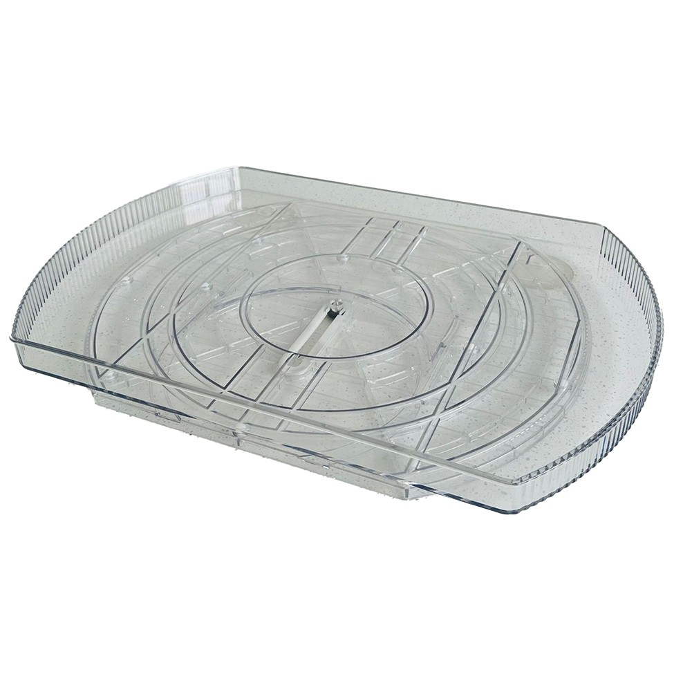 1 PCS Square Lazy Organizer Pull-Out Square Turntable for3099