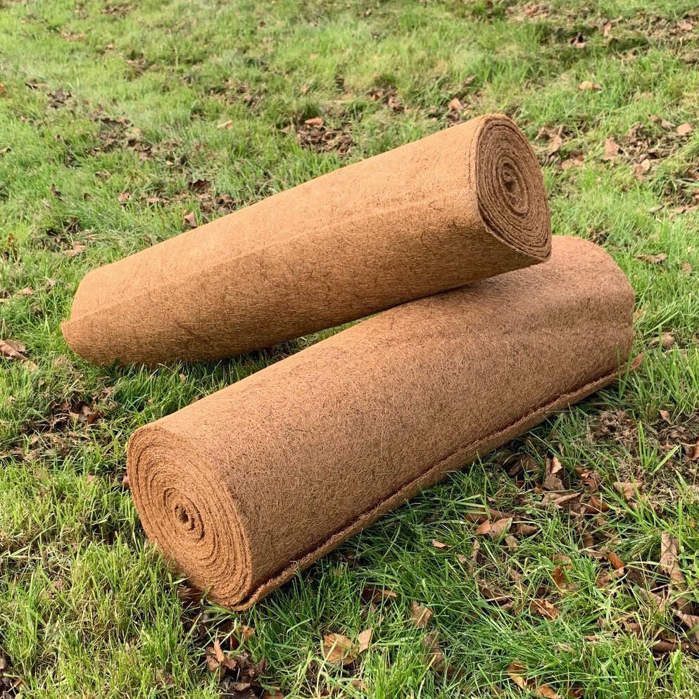 Planter Liner Garden Wall Trough Hanging Basket Coir Coco Fibre Roll 20m x 75cm