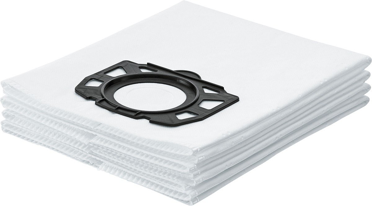 Kärcher Original Fleece Filter Bag KFI 487: 4 pieces, 2-ply, extremely tear-resi