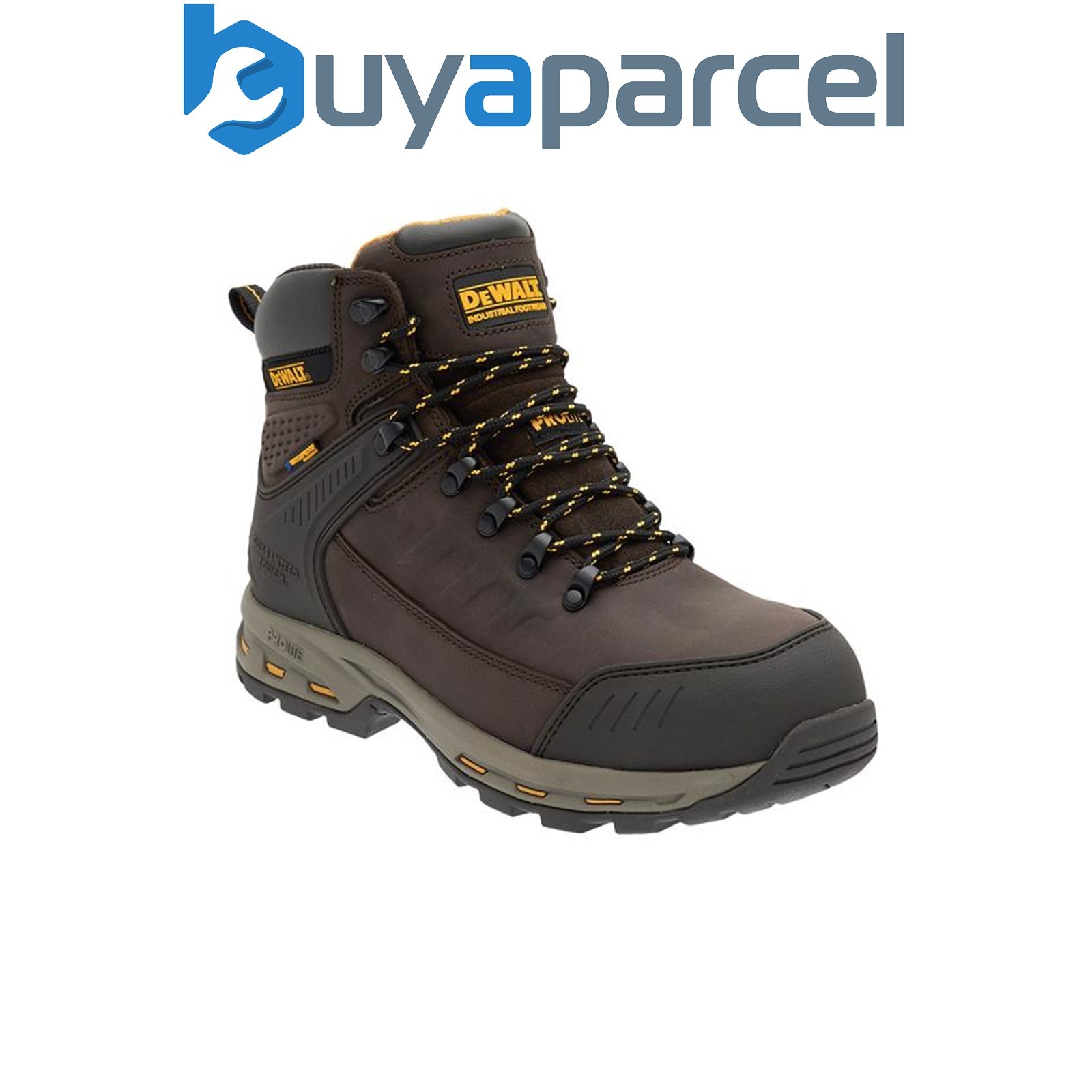 DEWALT KIRKSVILLE 9 Kirksville S3 Pro-Lite Safety Boots Brown UK 9 EUR 43 DEWKIR