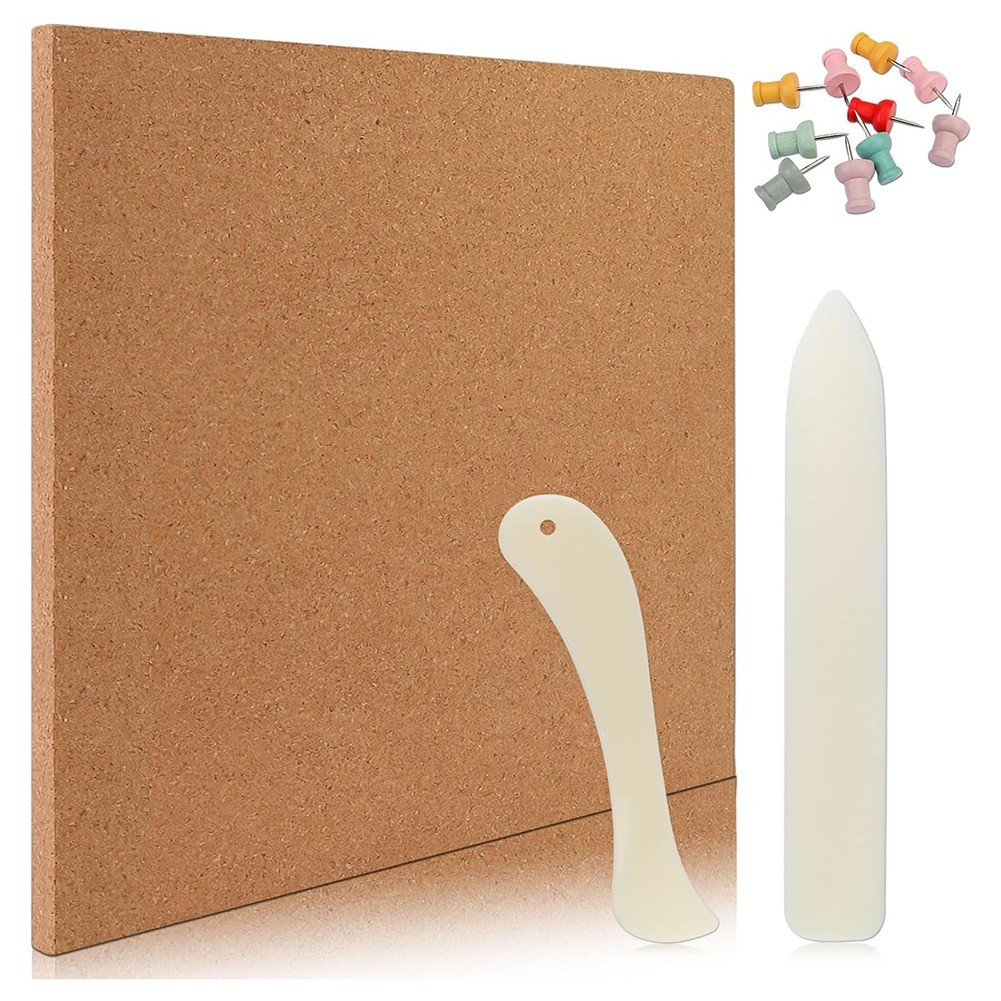 3X(Stained Supplies and Tools, 12x12In Heat Stained Work Surface8920