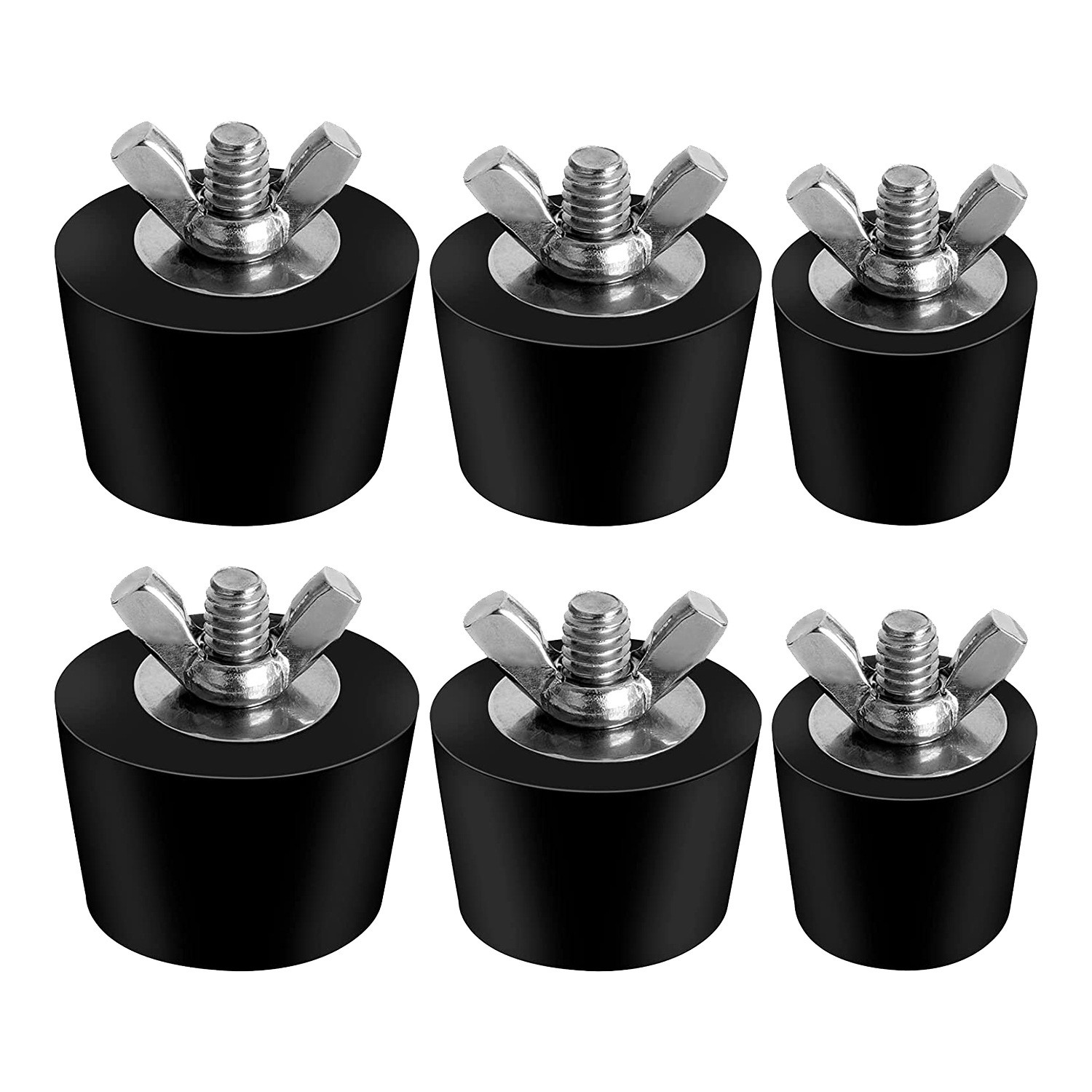 2X(6 Pack 3 Size Pool Winterizing Plug for Swimming Pool Holes,Expansion7409